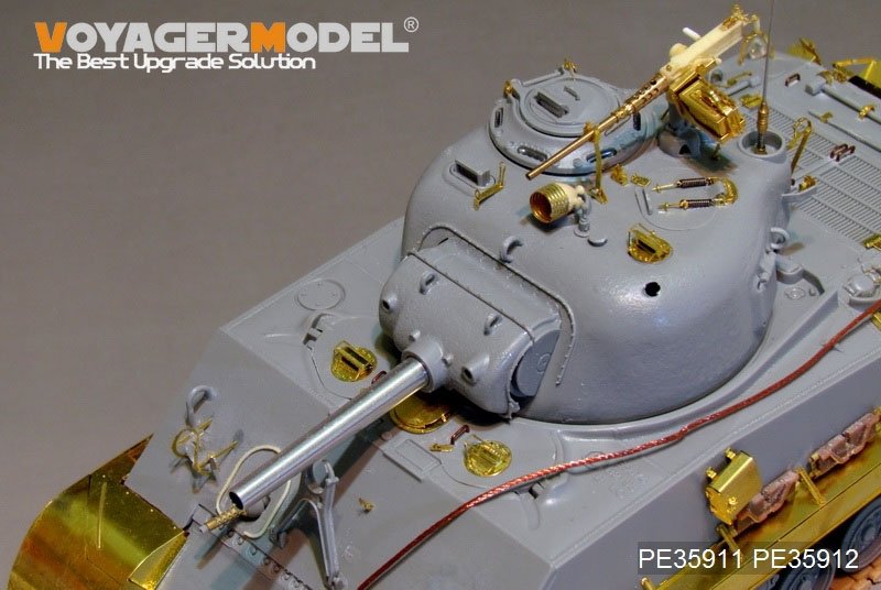 Voyager Model PE35911 WWII US M4A3(105mm) HVSS Basic for DRAGON 1/35 – immagine 8