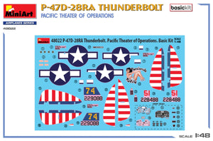 MiniArt 48022 P-47D-28RA THUNDERBOLT. PACIFIC THEATER OF OPERATIONS. BASIC KIT 1/48 – zdjęcie 6