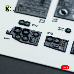 Kelik K48142 Do-217 K/M - interior 3D decals for ICM kit 1/48