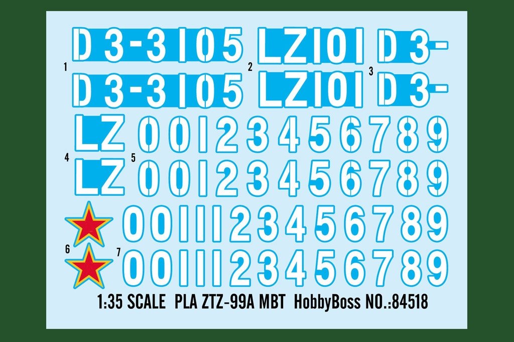 Hobby Boss 84518 PLA ZTZ-99A MBT 1/35 – Bild 3