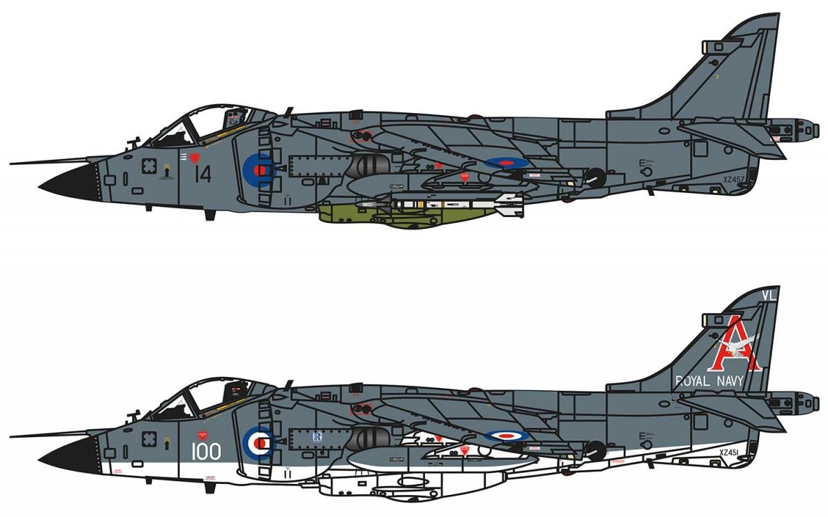 Airfix 04051A BAe Sea Harrier FRS.1 1/72 – imagen 2