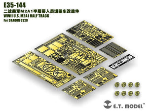 ET Model E35-144 WWII US M2A1 Half-Track (Pour DRAGON 6329) (1/35)