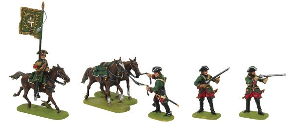 Zvezda 8072 Dragoons of Peter I 1/72