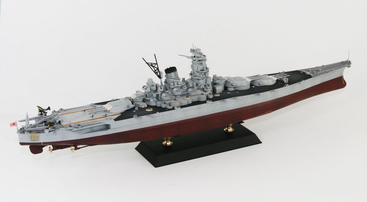 Pit-Road W201 IJN Battleship Musashi Battle of Leyte Gulf 1/700 – zdjęcie 5