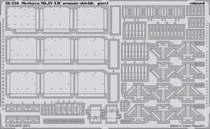 Eduard 36258 Merkava Mk. IV LIC armour shields 1/35 Academy – imagen 2