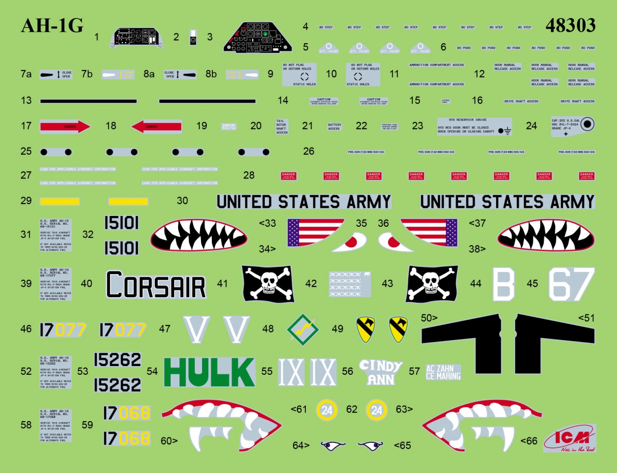 ICM 48298 AH-1G Cobra and M8A1 US Landing Mat 1/48 – immagine 16