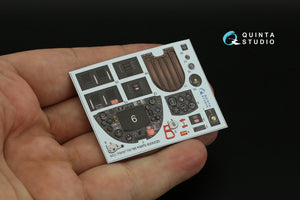 Quinta Studio QD24009 Spitfire Mk.IXc 3D-Printed &amp;amp; coloured Interior on decal paper (Airfix) 1/24 – immagine 12