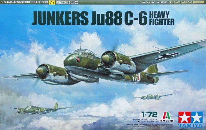 Tamiya 60777 Junkers Ju88 C-6 Chasseur lourd (1/72)