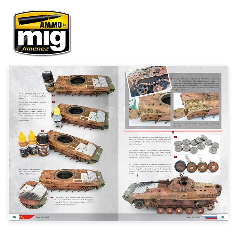 AMMO de Mig Jimenez 6104 The Weathering Special : IRON FACTORY (Anglais) – image 6