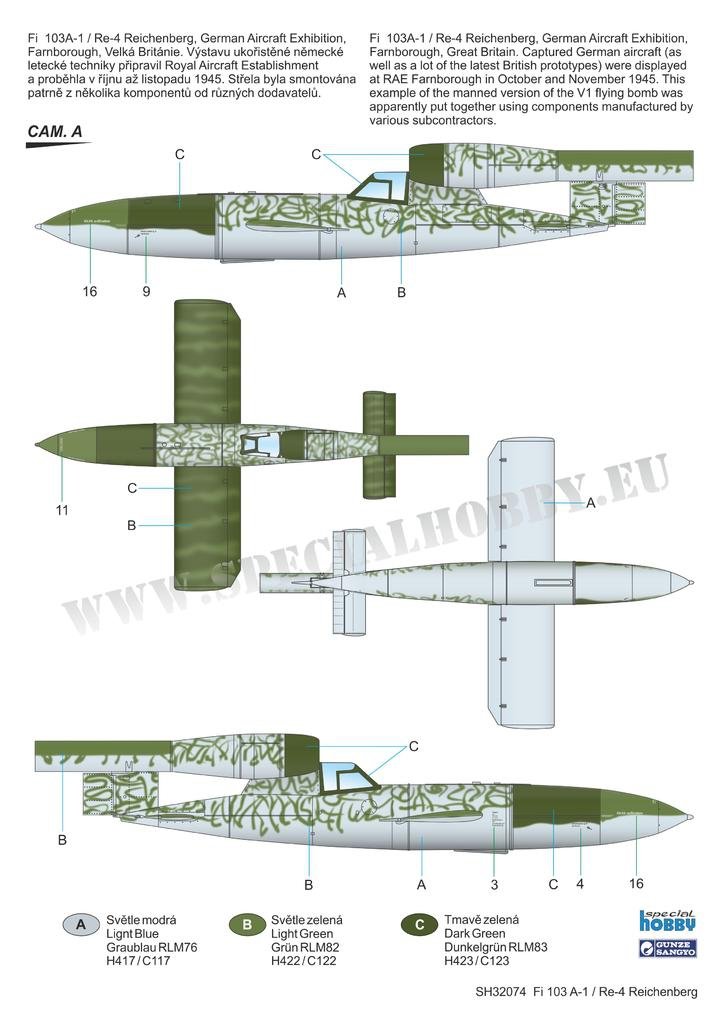 Special Hobby 32074 Fieseler Fi 103R / V-1 Reichenberg 1/32 – immagine 4