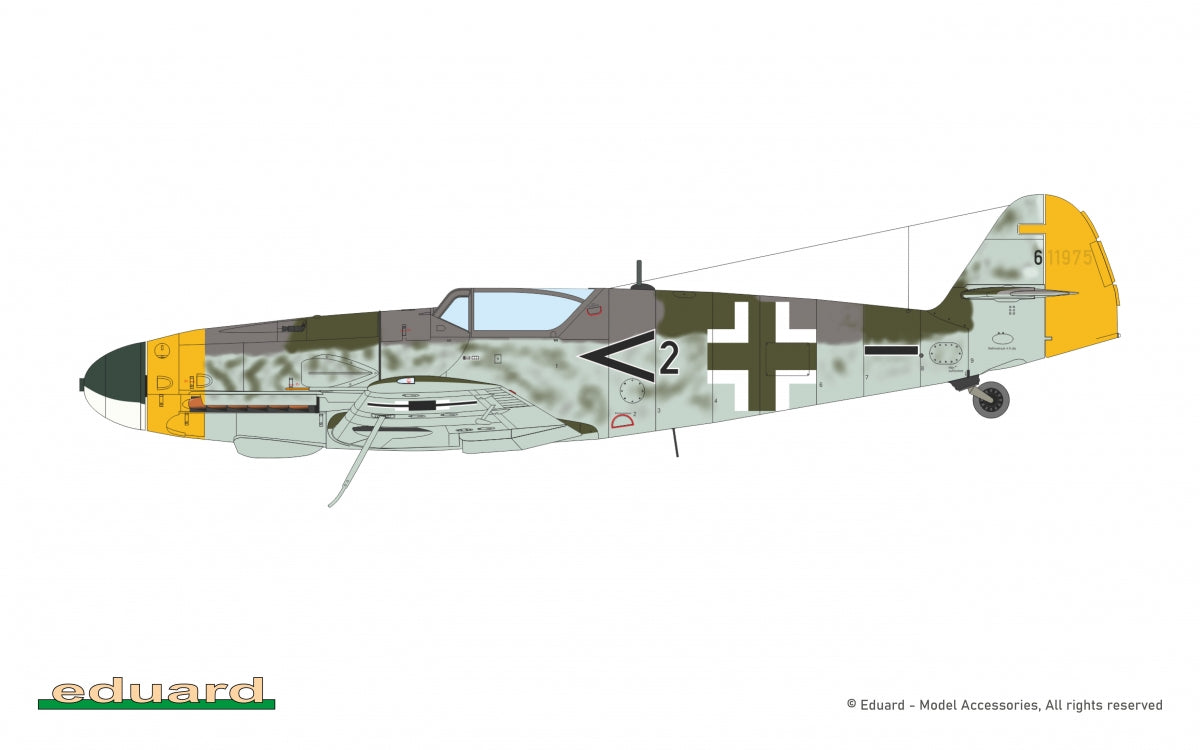 Eduard 70164 Bf 109G-10 WNF/ Diana ProfiPACK Edition 1/72 – immagine 13