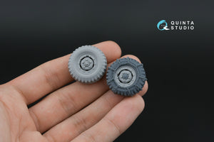 Quinta Studio QT35012 Dodge WC Family tyre set with chains (Zvezda) 1/35 – imagen 5