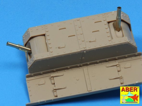 Aber 35L-156 Barrels for British WWI Tank Mark IV – Female 1/35 – Bild 3