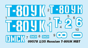 Trumpeter 09578 Char de combat principal russe T-80UK au 1/35 – image 3
