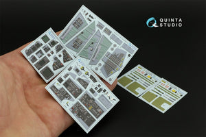 Quinta Studio QD32033 F-14D 3D-Printed &amp;amp; coloured Interior on decal paper ( Trumpeter ) 1/32 – immagine 13