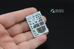 Quinta Studio QD+48574 Fairey Battle Mk.I 3D-Printed &amp;amp; coloured Interior on decal paper (Trumpeter) (with 3D-printed resin parts) 1/48 – immagine 4