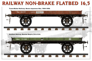 MiniArt 39004 RAILWAY NON-BRAKE FLATBED 16,5 t 1/35 – Bild 8