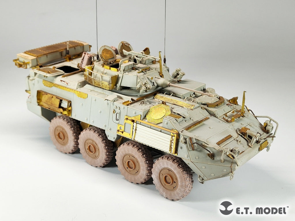 E.T. Model P35-155 U.S.Army Stryker Armored Vehicle Sagged Wheels For TRUMPETER Kit 1/35 – imagen 7