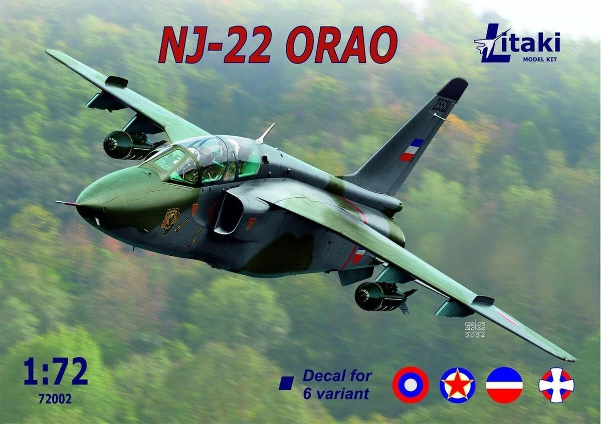 Litaki 72002 NJ-22 ORAO two seat atack aircraft 1/72