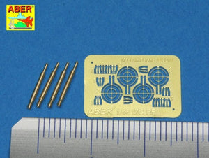 Aber A48 008 Set of 4 barrels for German Oerlikon 20mm aircraft machine guns MG FF with sights 1/48 – imagen 3