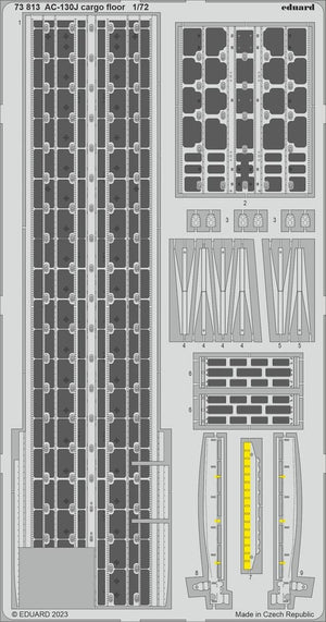Eduard 73813 AC-130J cargo floor ZVEZDA 1/72