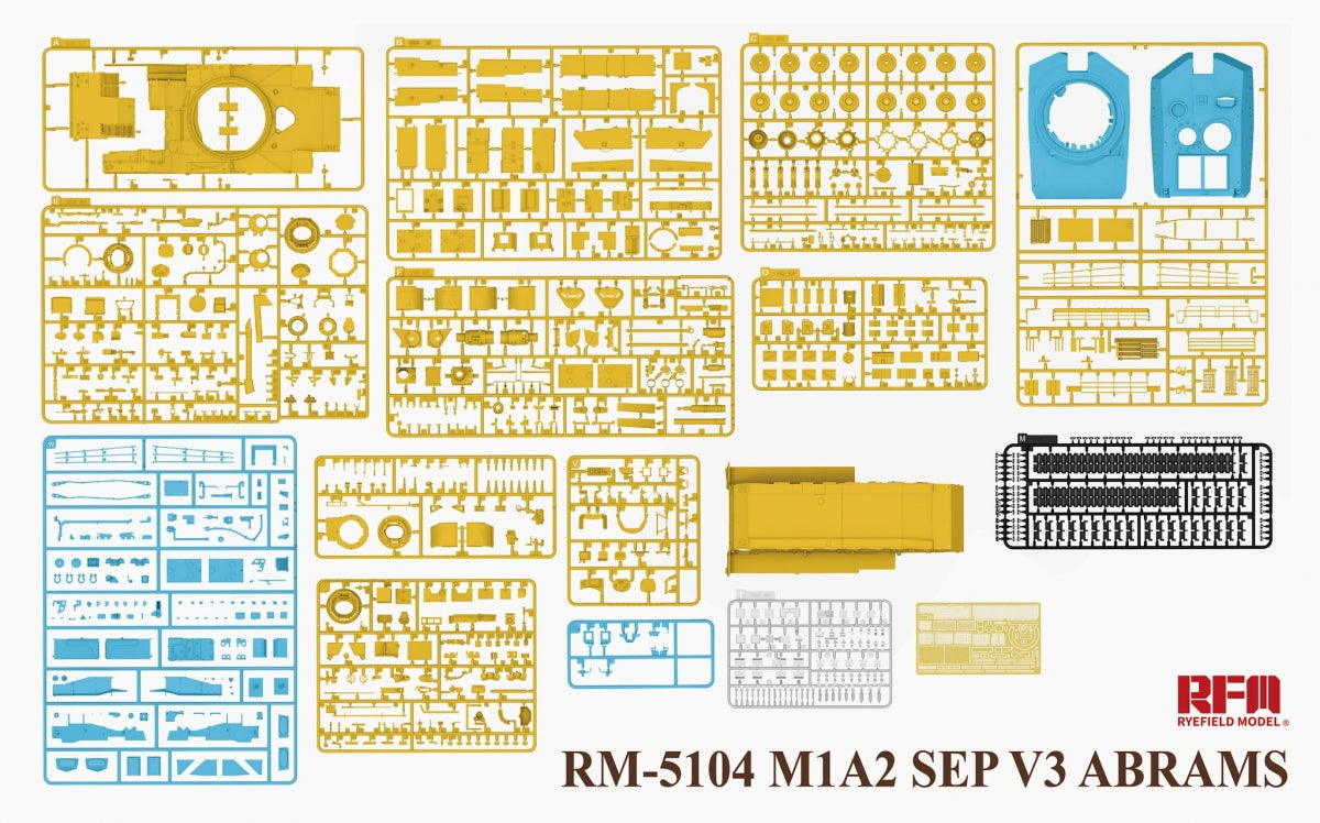 Rye Field Model 5104 M1A2 SEP V3 Abrams 1/35 – immagine 3