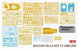 Rye Field Model 5104 M1A2 SEP V3 Abrams 1/35 – immagine 3