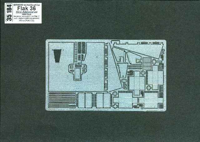 Aber 35184 German anti tank gun FLAK 36 - vol.2 - additional set - armour 1/35