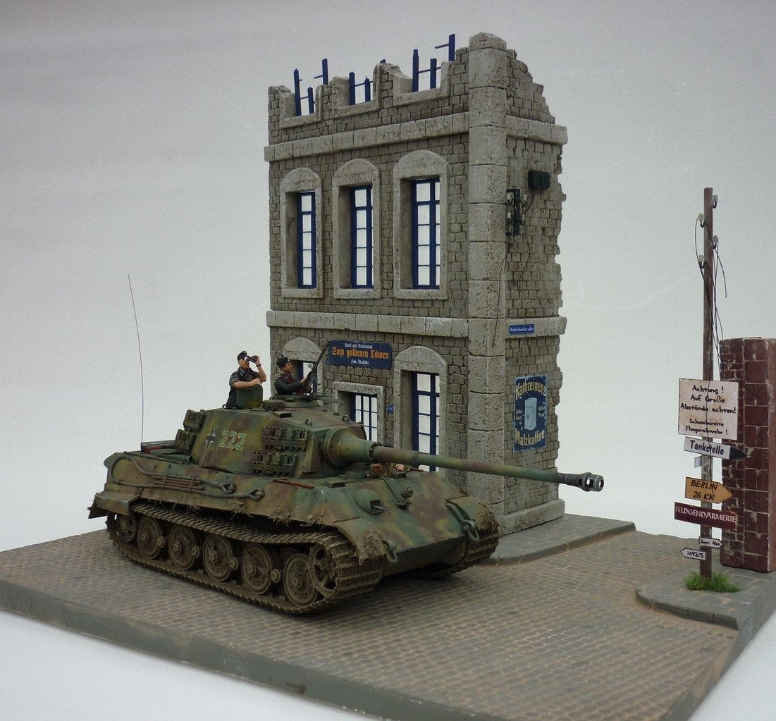 RT-Diorama 35197 Socle de diorama : « Coin de rue » 1/35 – image 6