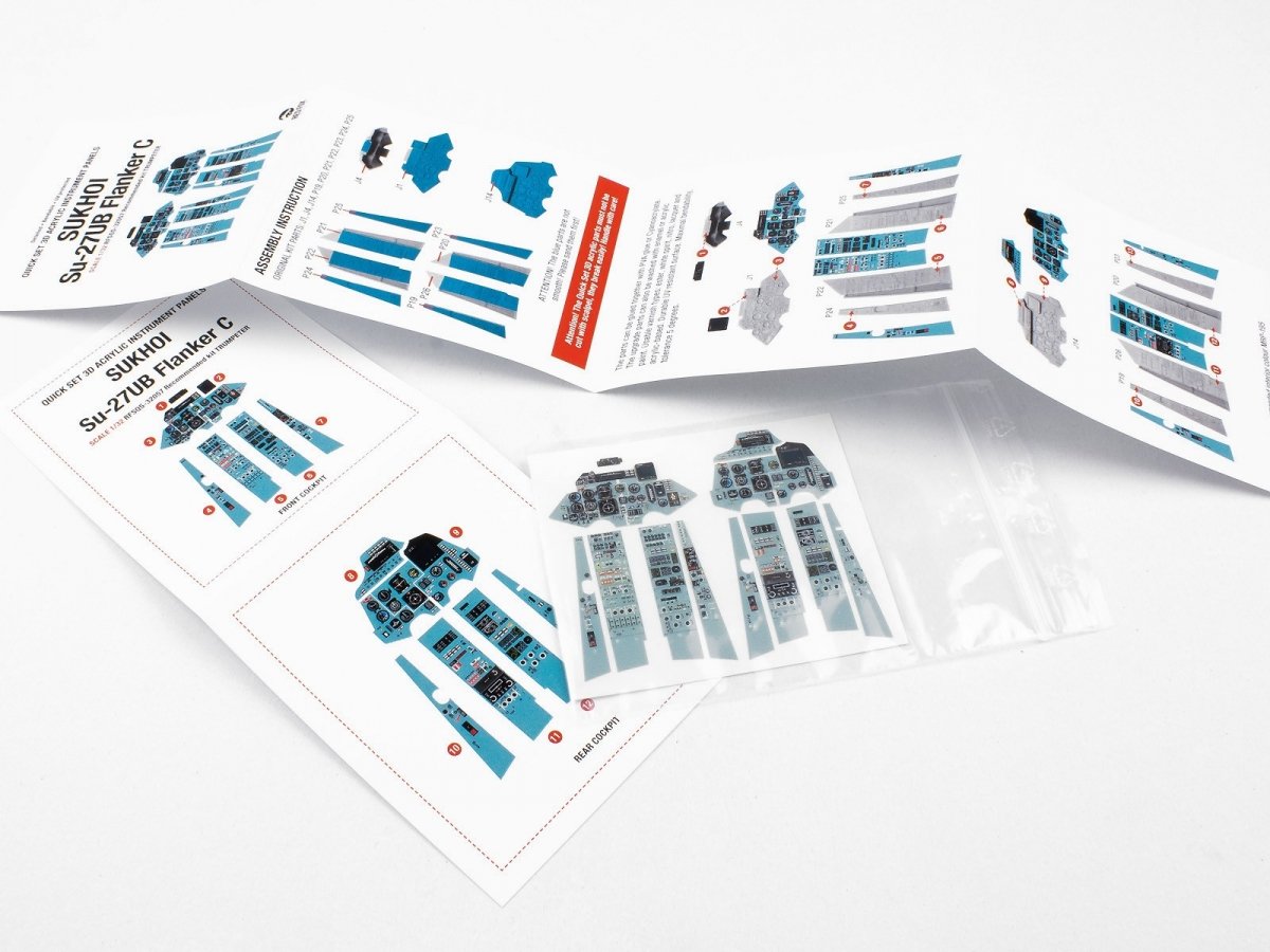Red Fox Studio QS-32057 Sukhoi Su-27 Flanker C (UB) Trumpeter 1/32 – immagine 2