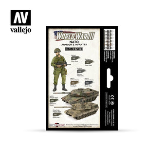 Vallejo 70223 WWIII NATO Armour &amp;amp; Infantry 6x17ml – immagine 2