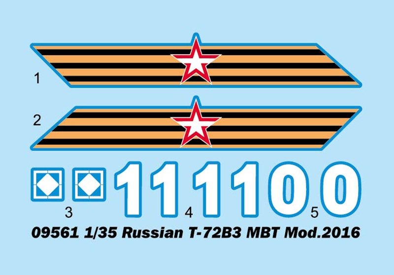 Trumpeter 09561 Russian T-72B3 MBT 1/35 – immagine 6