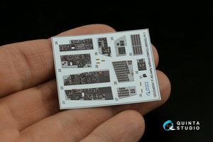 Intérieur imprimé en 3D et coloré sur papier décalcomanie (Meng) pour F-4G (Quinta Studio QD+48341) (avec pièces en résine imprimées en 3D) 1/48 – image 5
