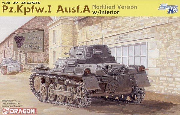 Dragon 6356 Pz.Kpfw. I Ausf. A Modified Version w/Interior 1/35