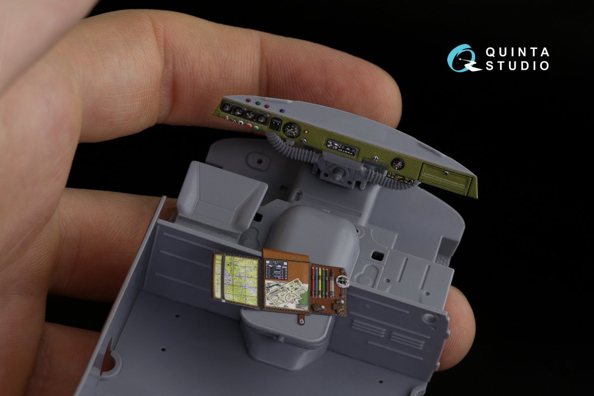 Quinta Studio QD35040 UAZ-452 3D-Printed &amp;amp; coloured Interior on decal paper (Zvezda) 1/35 – immagine 2