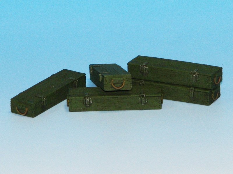 Eureka XXL E-013 Wooden Ammo Boxes for 7.5 cm Kw.K.42 1/35 – zdjęcie 4