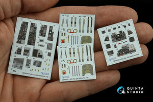 Quinta Studio QD48245 F-4EJ Kai 3D-Printed &amp;amp; coloured Interior on decal paper (ZM SWS) 1/48 – immagine 15