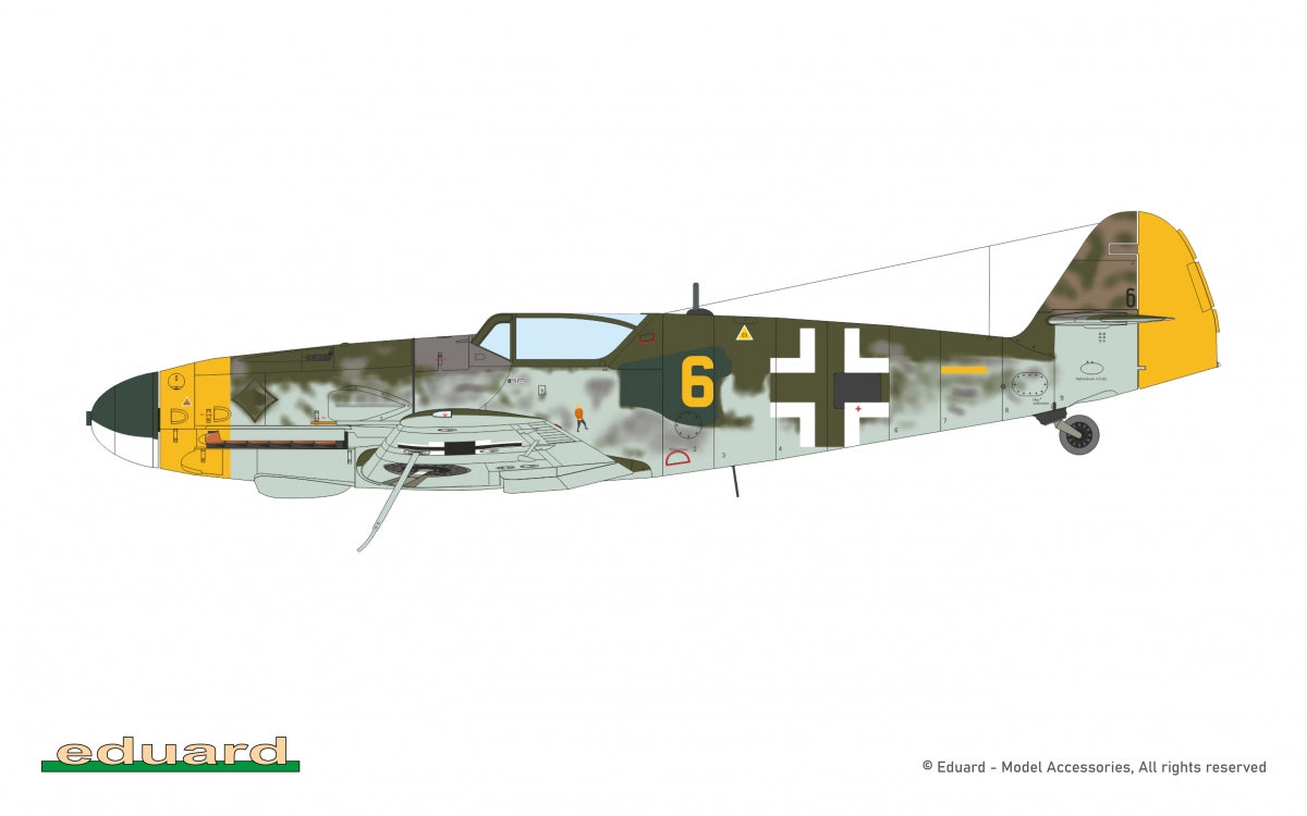 Eduard 70164 Bf 109G-10 WNF/ Diana ProfiPACK Edition 1/72 – immagine 15