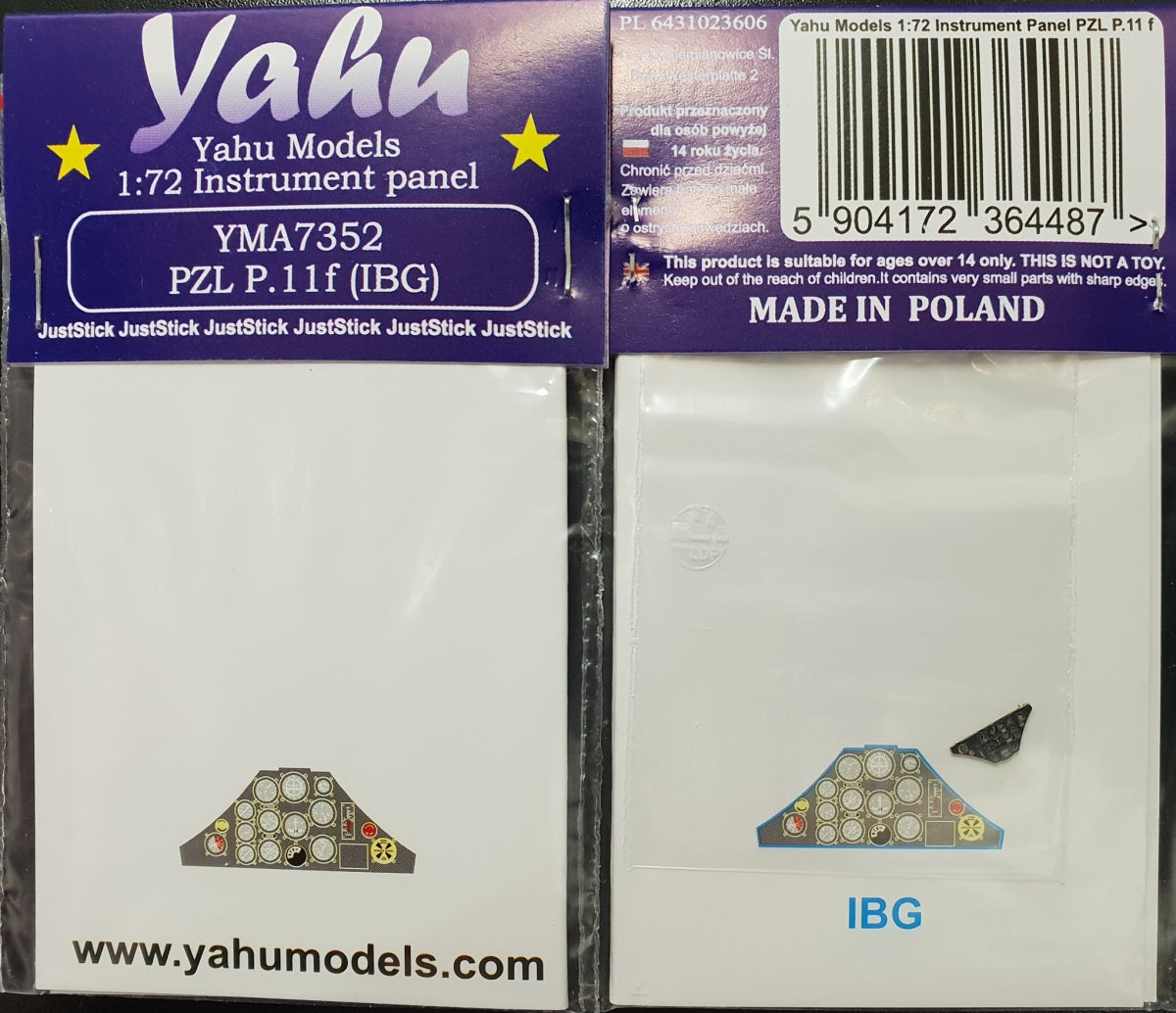 Yahu YMA7352 PZL P.11f pour IBG 1/72