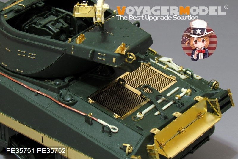 Voyager Model PE35751 WWII U.S.Army M36B1 GMC Tank Destory Basic (For ACADMY 13279) 1/35 – immagine 3
