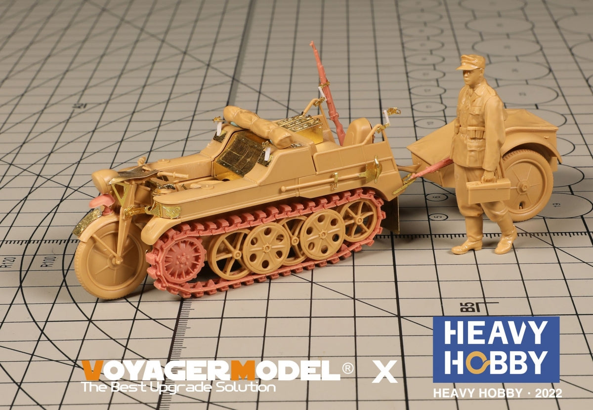 Heavy Hobby PT35072 WWII German Sd.Kfz.2 Kleines Kettenkard Normal Tracks 1/35 – immagine 3
