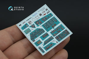 Quinta Studio QDS-48570 Mi-24A 3D-Printed &amp;amp; coloured Interior on decal paper (Trumpeter) (small version) 1/48 – immagine 6