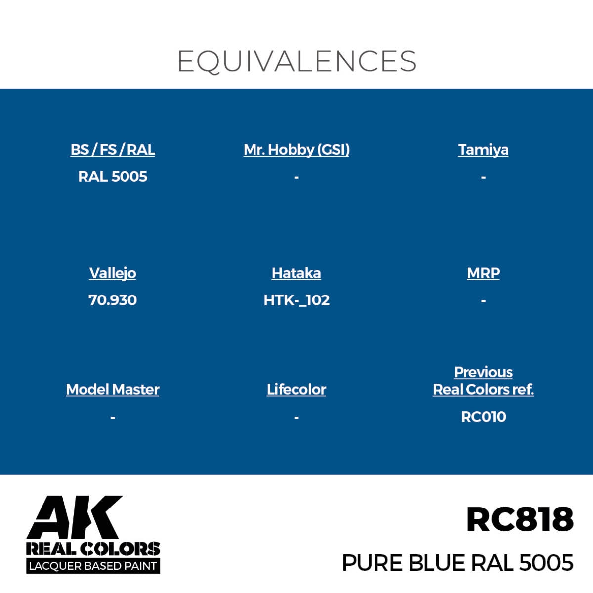 AK Interactive RC818 Bleu pur RAL 5005 17 ml – image 3