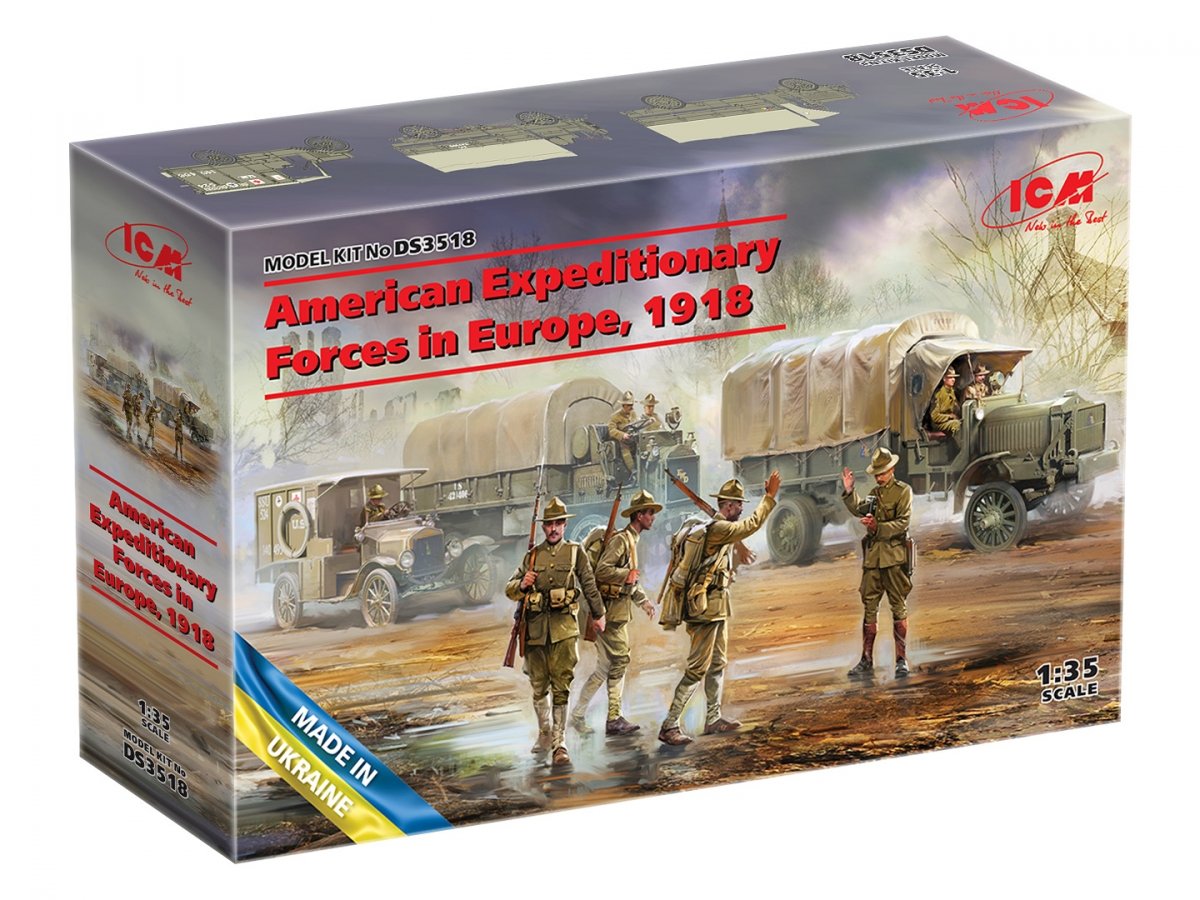 ICM DS3518 Forces expéditionnaires américaines en Europe, 1918 1/35 – image 2