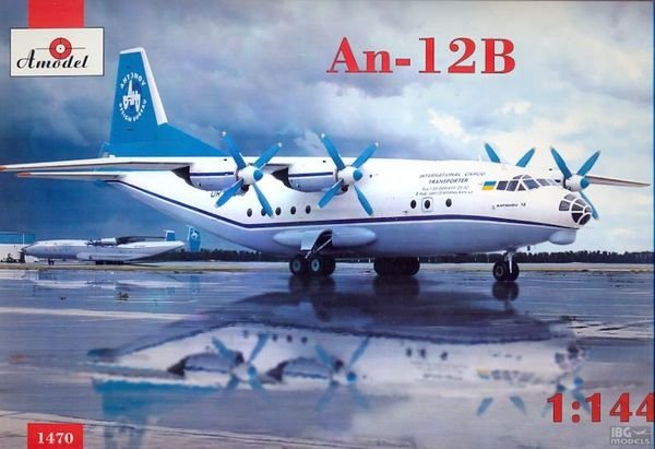 Modèle A 01470 ANTONOV AN-12B 1/144