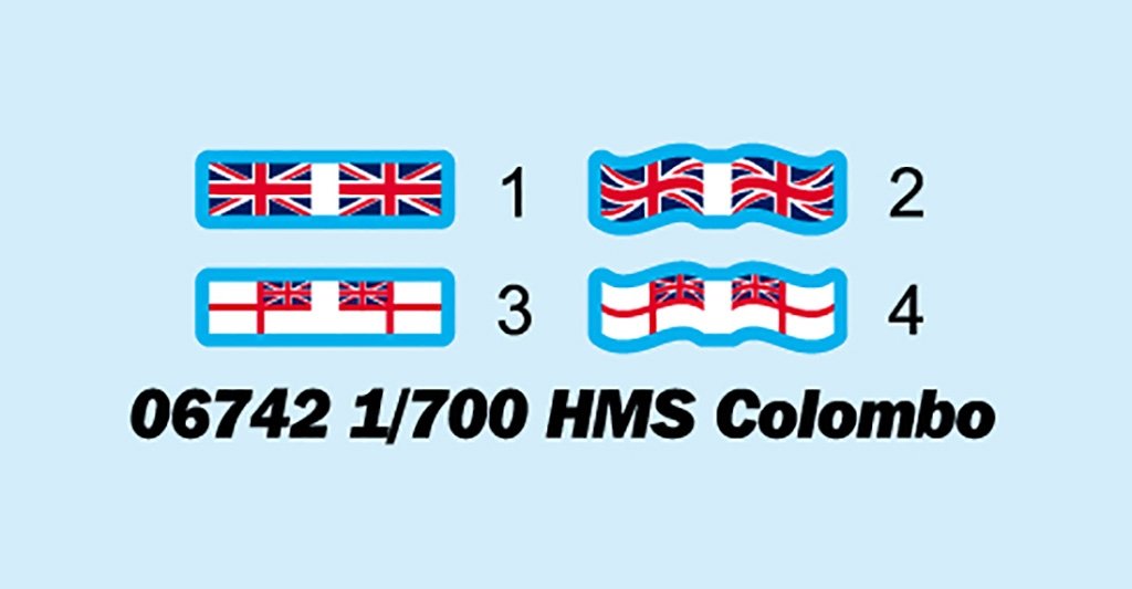 Trumpeter 06742 HMS Colombo 1/700 – image 3