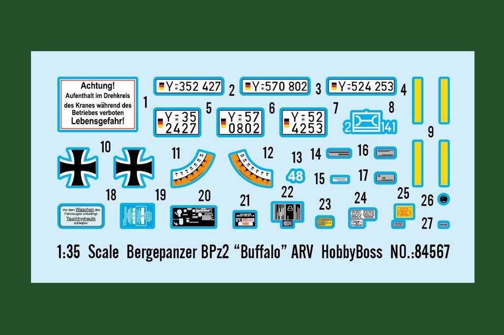 Hobby Boss 84567 Bergepanzer BPz2 ARV 1/35 – immagine 3