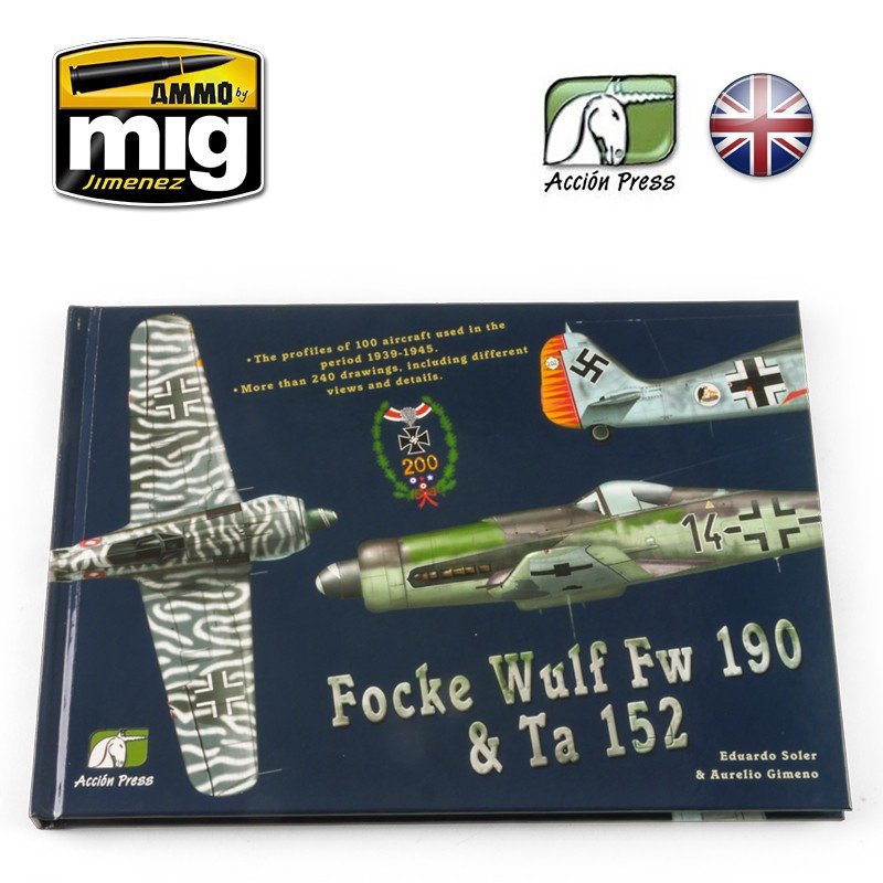 AMMO of Mig Jimenez EURO0020 FOCKE WULF FW 190 &amp; TA 152 (English)