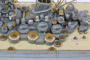 Pontos 37025FN IJN Musashi 1944 Detail up set Advanced Hinoki Tone Deck 1/350 – immagine 3