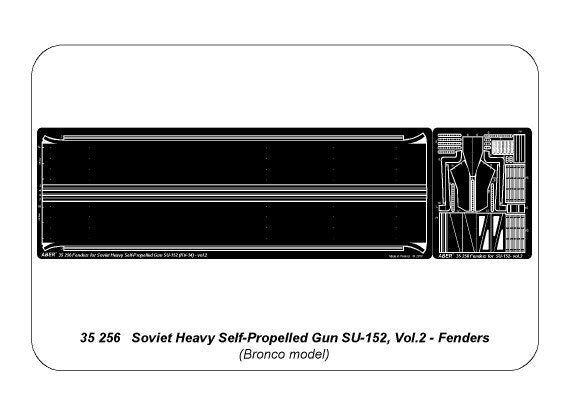 Aber 35256 SU-152 (KV-14) vol.2-Ailes (1/35) – image 4
